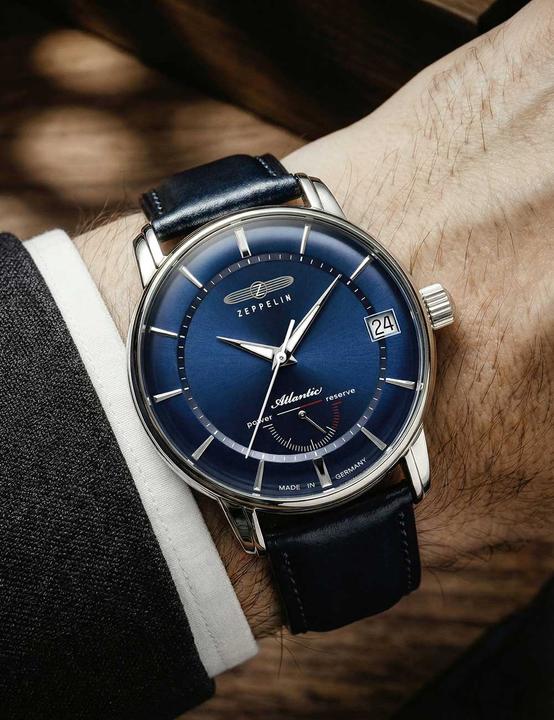 Produktbild Zeppelin 8416-3 Atlatnic Automatik Limited Edition Powerreserve 43mm 5ATM (Gangreserveanzeige, 43 mm)