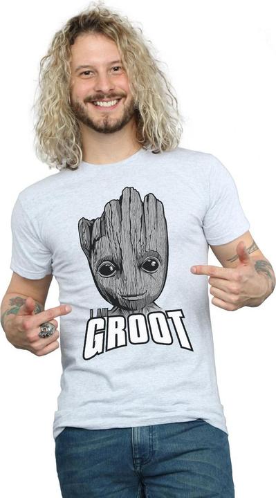 Produktbild Guardians Of The Galaxy Groot Face TShirt (M)