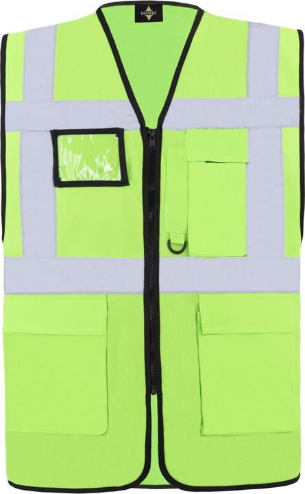 Image du produit Korntex Gilet de sécurité Comfort "Hamburg" - Multifonctionnel - Vert fluo - M (M)