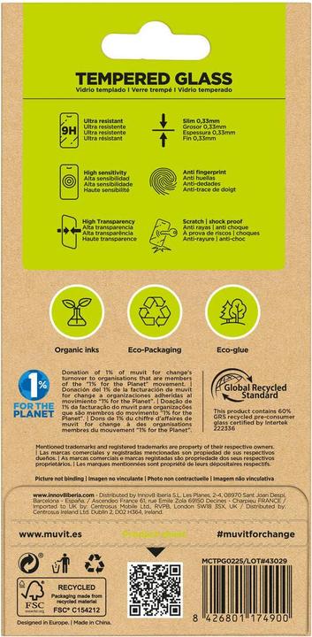 Actual product image Muvit MCTPG0225 (1 pcs., Apple iPhone 16 Pro, Apple iPhone 17, Apple iPhone 17 Pro)