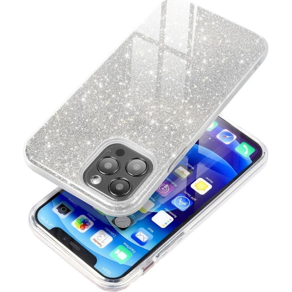 Thumbnail - König Design Handyhülle für Apple iPhone 11 Pro Schutzcase Cover Bumper Schale Glitzer Silber (Apple iPhone 11 Pro), Sma...