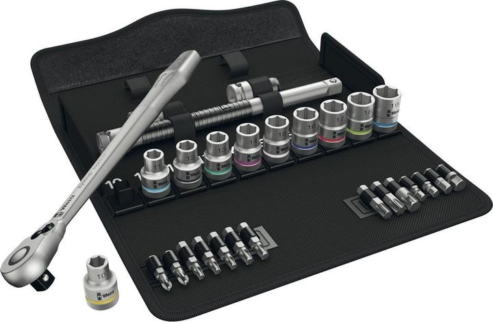 Image du produit Wera 8100 SC 8 Jeu cliquet Zyklop Metal (10 mm, 11 mm, 12 mm, 13 mm, 14 mm, 15 mm, 16 mm, 17 mm, 18 mm, 19 mm)