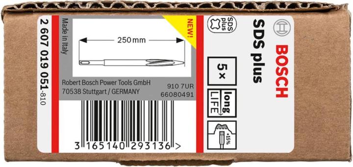 Immagine prodotto Bosch Professional Zubehör Set di scalpelli a punta PRO SDS plus-5C, 250 mm (250 mm)