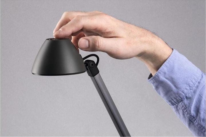 Produktbild Waldmann LED-Tischleuchte Lucio, 3,5 W, 300 lm, 3000 K, dimmbar, dreh- & neigbar, USB, Alumin... (300 lm)
