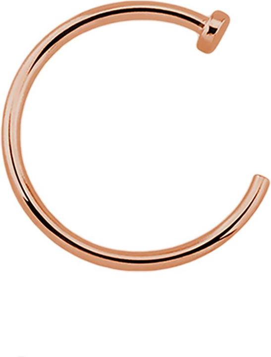 Produktbild Star Piercing Nasenring offen rosegold (ohne Messing, Titan G23)
