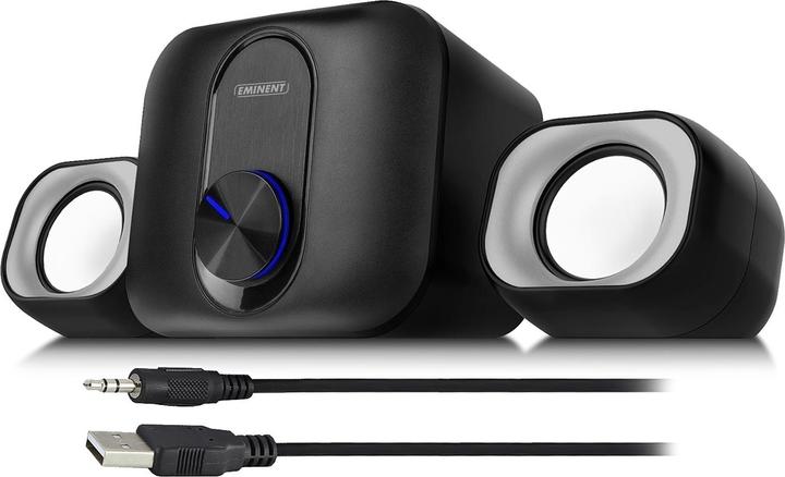 Actual product image Eminent 2.1 Stereo speaker set for PC and laptop, USB powered