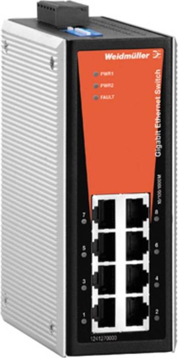 Actual product image Weidmüller Network Switch IE-SW-VL08-8GT (8 Ports)