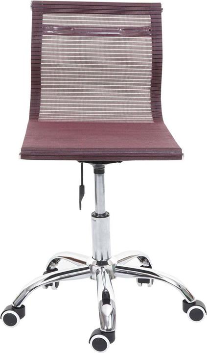 Immagine prodotto Mendler Sedia da ufficio HWC-K53, rivestimento in tessuto/tessuto a rete - rosso vino