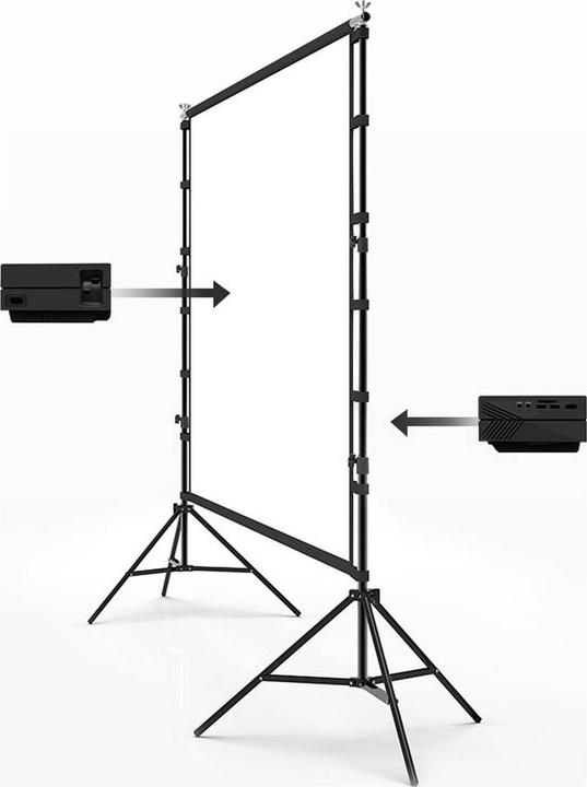 SpeaKa Professional SP-PST-314 Stativleinwand Bildformat: 16:9 (150", 16:9)