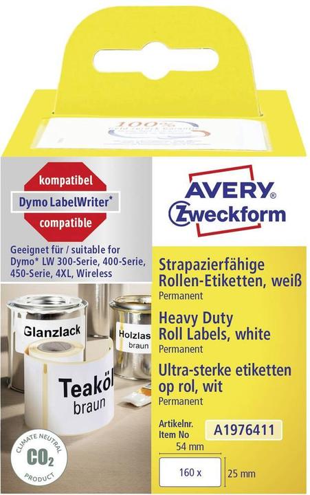 Actual product image Avery Roll labels