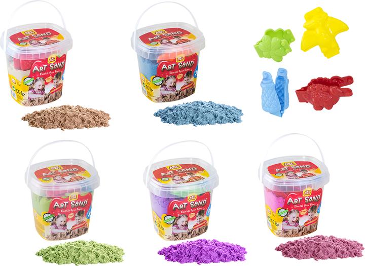 Art Craft Art Sand 500g + 4 3D Formen (1 Stück)