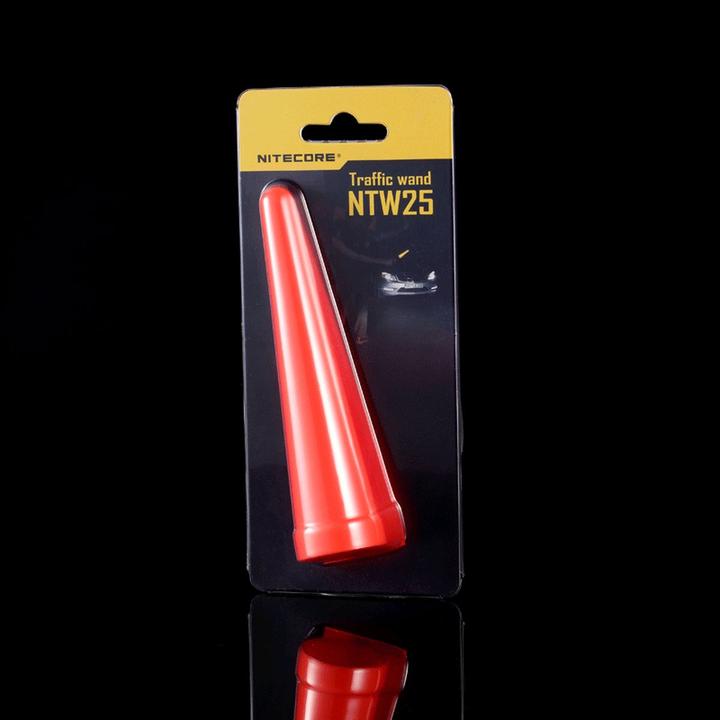Produktbild Nitecore Warnaufsatz rot - 34 mm