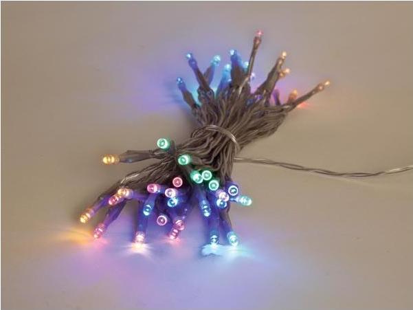 Actual product image Light Creations Showlight - 5 m - 40 LEDs - multicoloured - transparent cable - dual power supply (5 m)