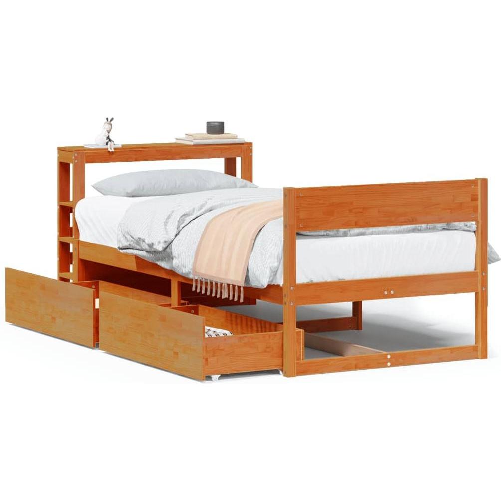 VidaXL, Bett, Leron (120 x 190 cm)