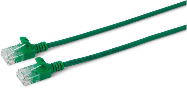 Actual product image MicroConnect U/UTP CAT6A Slim 2M Green (U/UTP, CAT6a, 2 m)