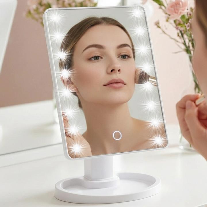 Produktbild Avizar LED-Kosmetikspiegel mit Touch & 360° Drehung