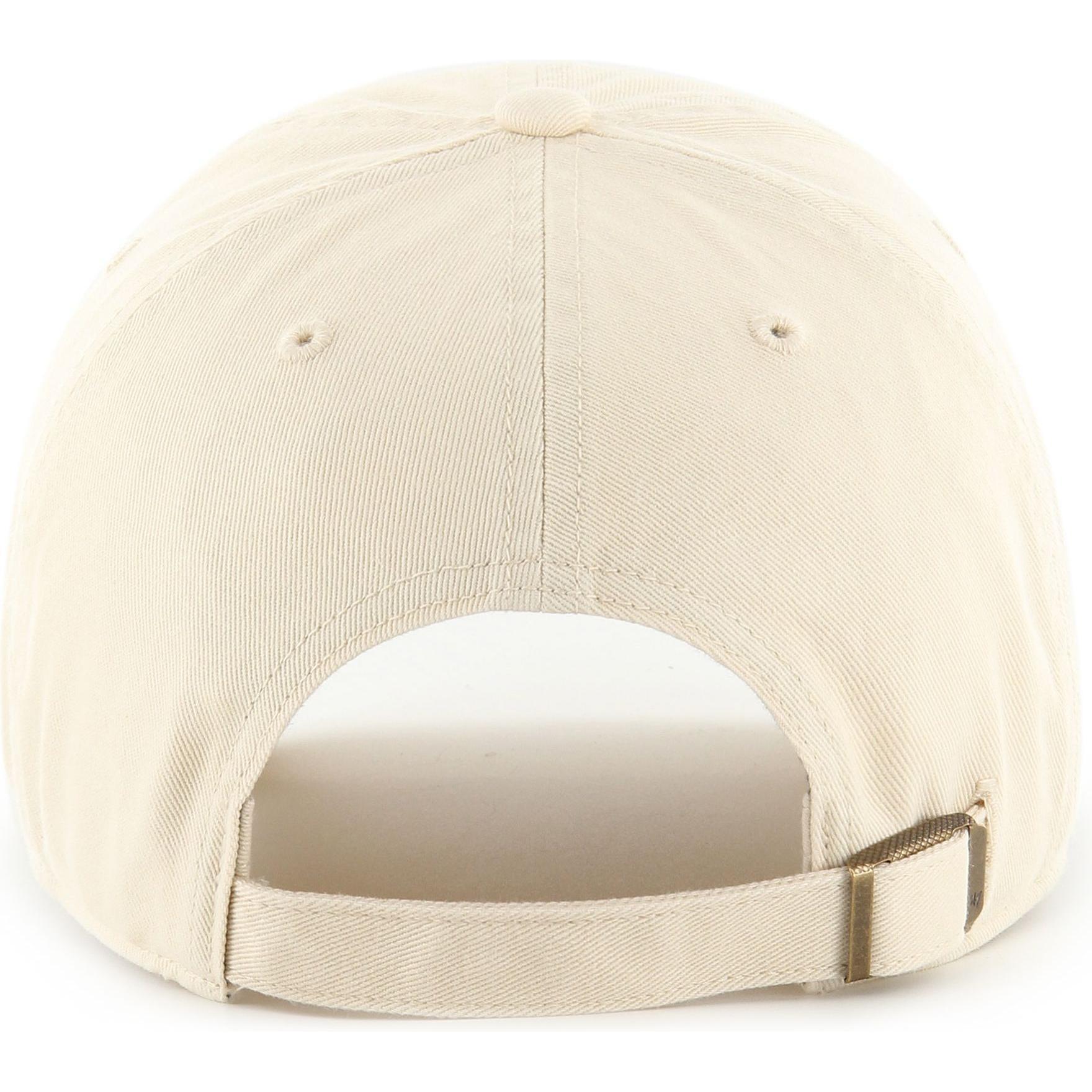 Thumbnail - 47 Brand, Herren, Cap, Strapback Cap - CLEAN UP New York Yankees natural, Beige