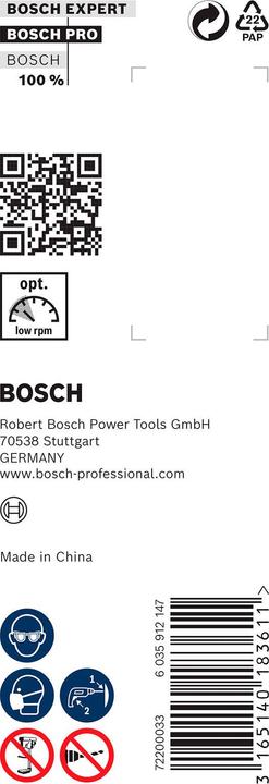 Actual product image Bosch Professional Zubehör PRO Wood Wood auger bit, 32 x 385 x 450 mm (11.1 mm)
