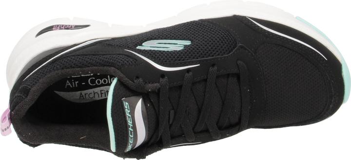 Actual product image Skechers 149413/BKMN Arch Fit-Gentle Stride Women's Sneaker Trainers Sports Shoes black/mint green/we (37)
