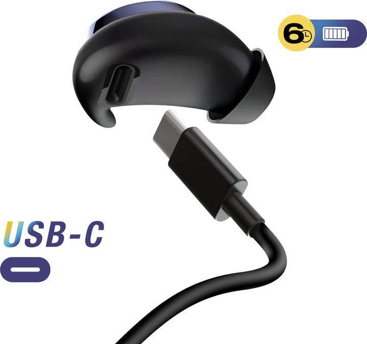 Produktbild Avizar Schlaf Ohrhörer Mono BT ultra dünn ENC (6 h, Kabellos)