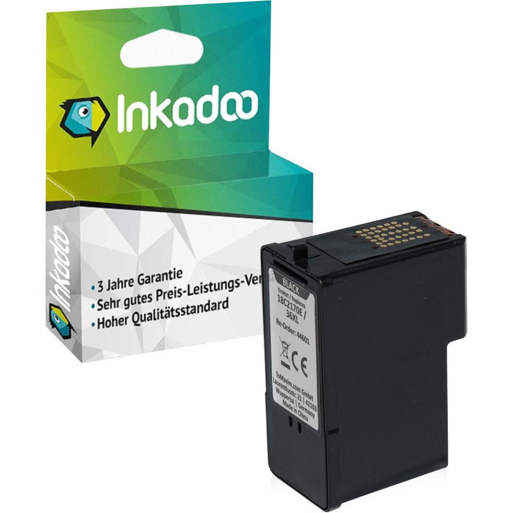 Inkadoo, Druckerpatrone, Kompatibel Tinte für Lexmark 5600 Series (BK)