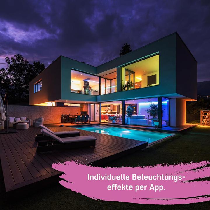 Image du produit Müller Licht Bande lumineuse LED Strip smart RGB 3m Music Sensor 21000119 (RGB, 300 cm, Intérieur)