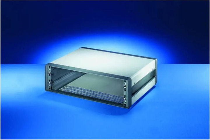 Actual product image Schroff 19" enclosure 4 U - COMPTEC ENCLOSURE 4U 500T