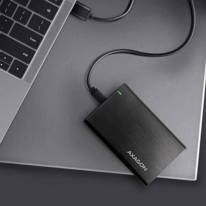 Productafbeelding Axagon EE25-A6C USB-C 3.2 - SATA 6G 2,5" externe harde schijf-behuizing (2.5")