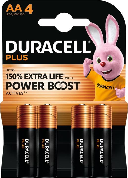 Produktbild Duracell Plus (4 Stk., AA, 3250 mAh)