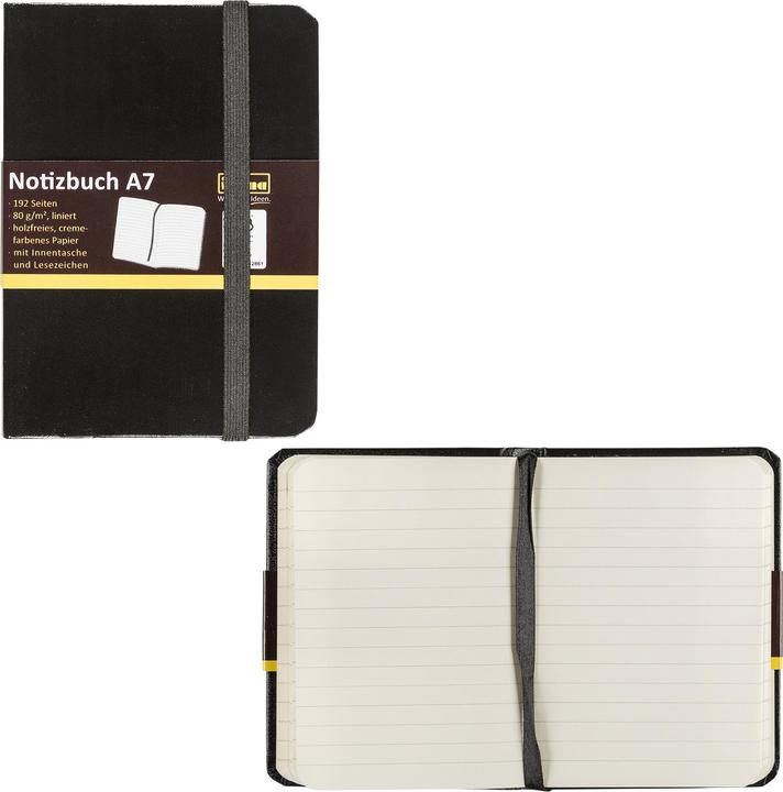 Actual product image Idena Notebook (A7, Lined, Hardcover)