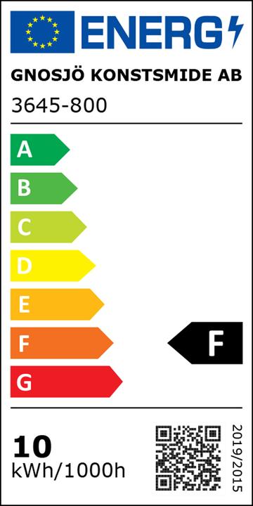 Etichetta energetica Konstsmide 3645-800 - Nero - Plastica - 3.493 m (34.93 m)