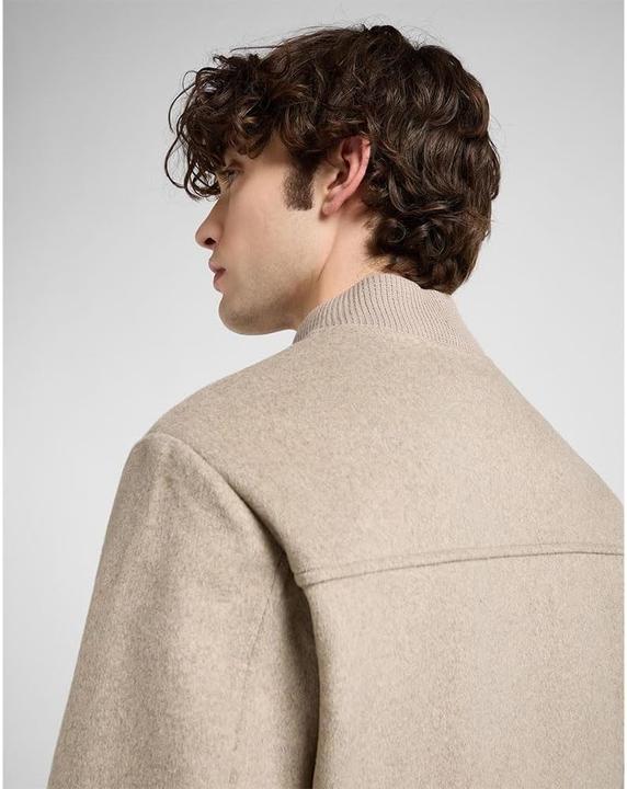 Actual product image Lee Wool Bomber Jacket, Machine Washable, Regular Fit (M)