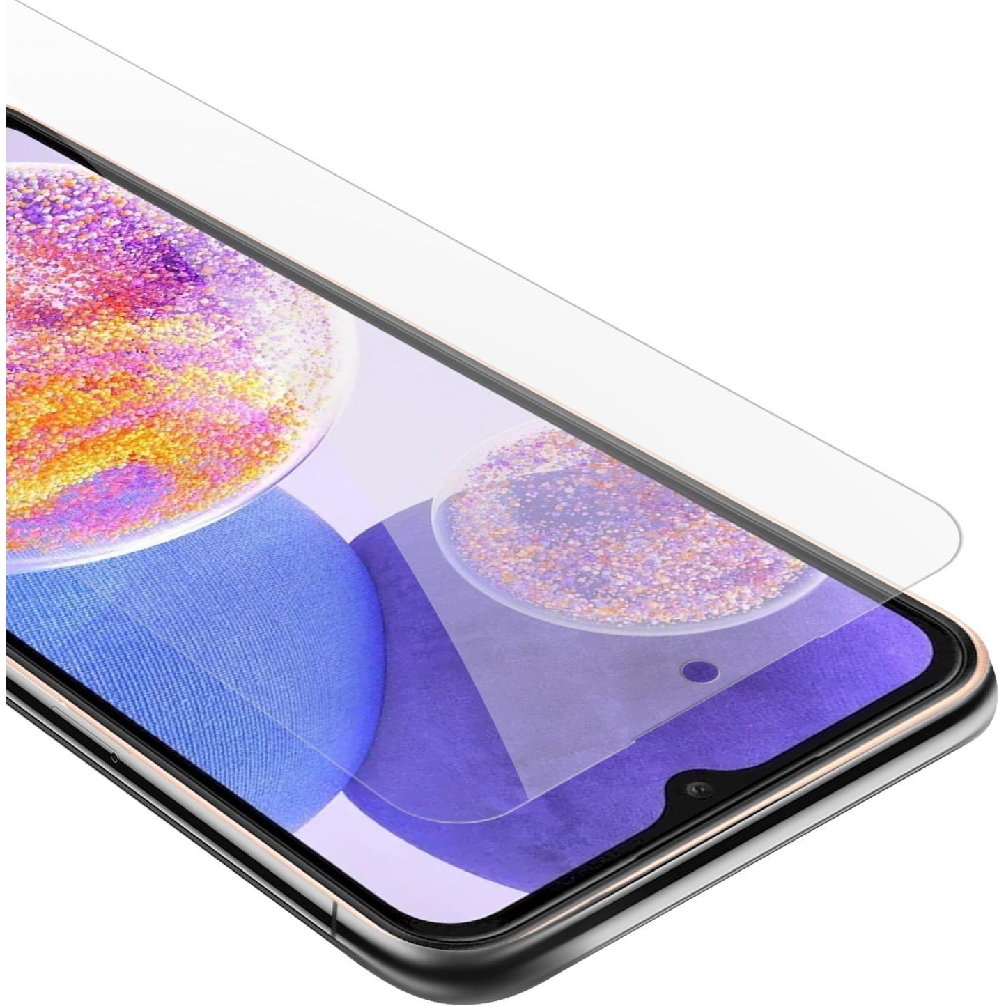 Cadorabo Tempered Schutzglas für Samsung Galaxy A23 4G (1 Stück, Samsung Galaxy A23), Smartphone Schutzfolie, Transparen...