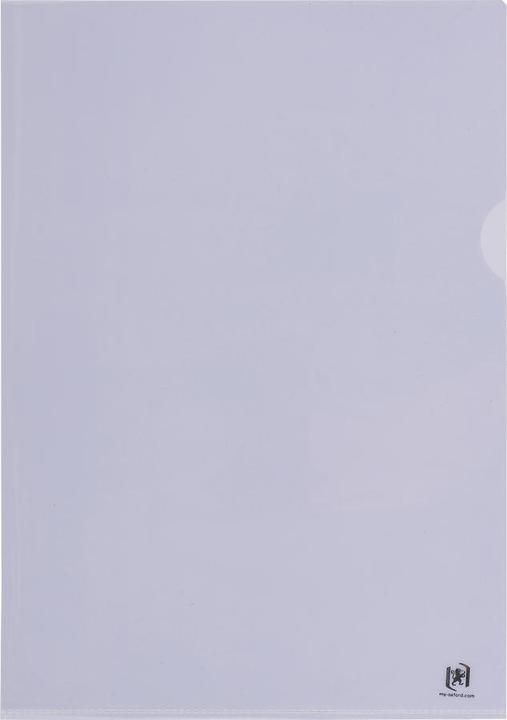 Image du produit Oxford Pochette transparente Premium, DIN A4, PVC, 0,14 mm, incolore (A4, 1x)