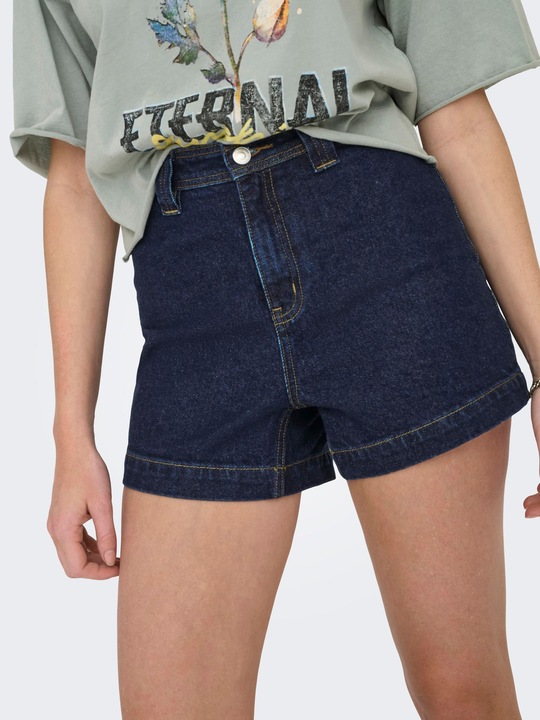 Produktbild Only ONLPARIS Hohe Taille Normal geschnitten Jeans-Shorts Jeans-Shorts (M)