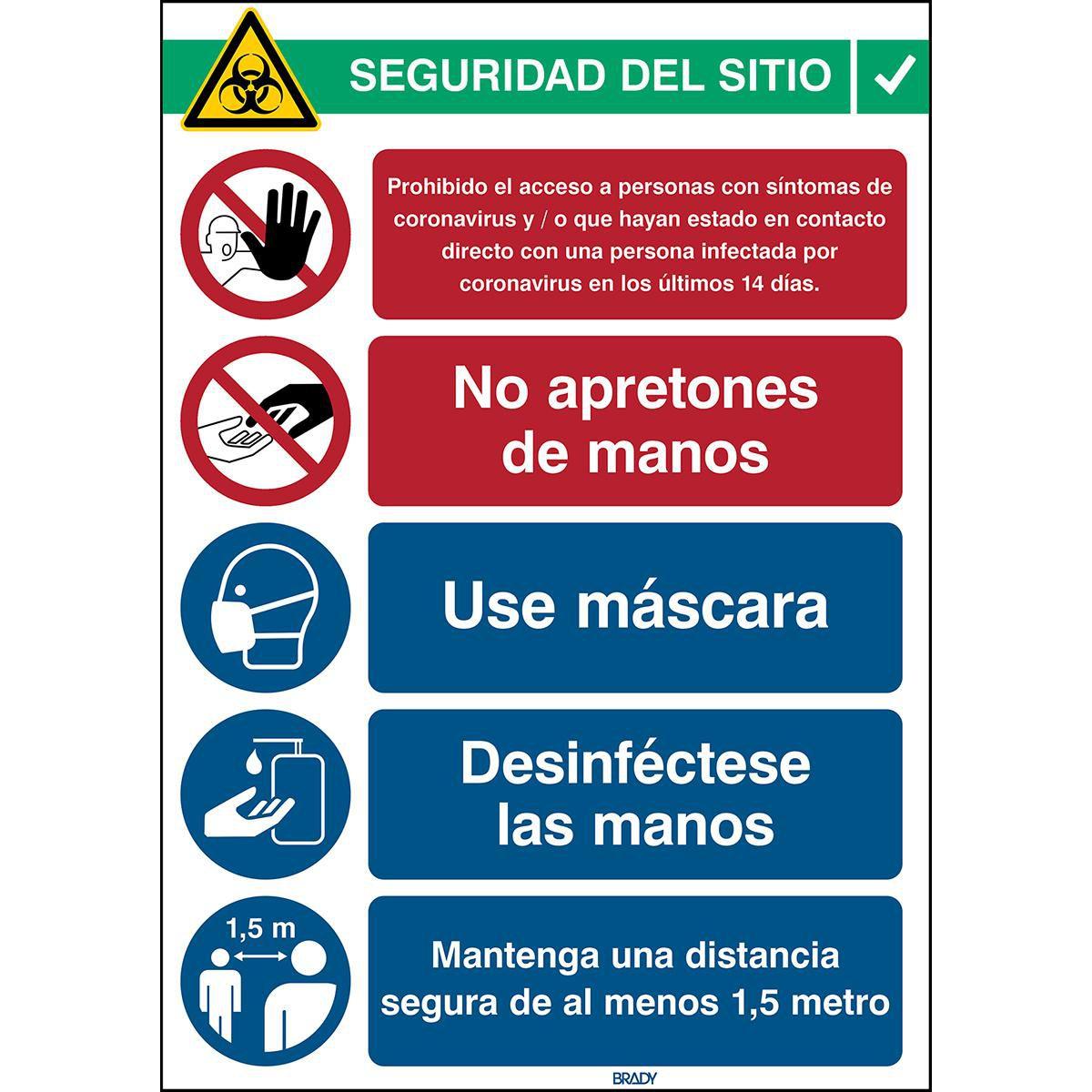 Brady, Etiketten, Safety Sign