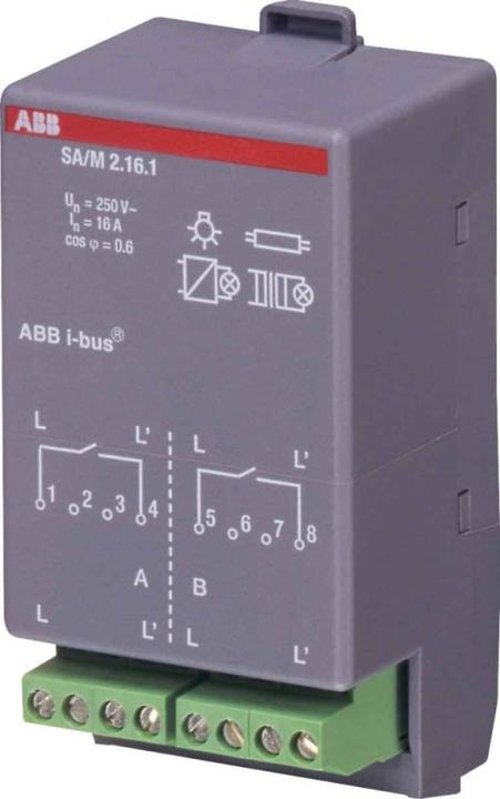 Produktbild ABB STOTZ-KONTAKT Schaltaktormodul SA/M 2.16.1 (Schaltaktor)