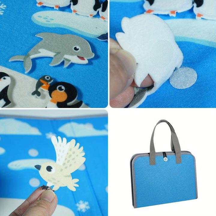 Actual product image Activity Board Interactive felt story board set - early learning toy for toddlers (0-3 years), ideal
