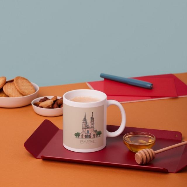 Actual product image CreaDiva Mug Basel Edition blue (1x)