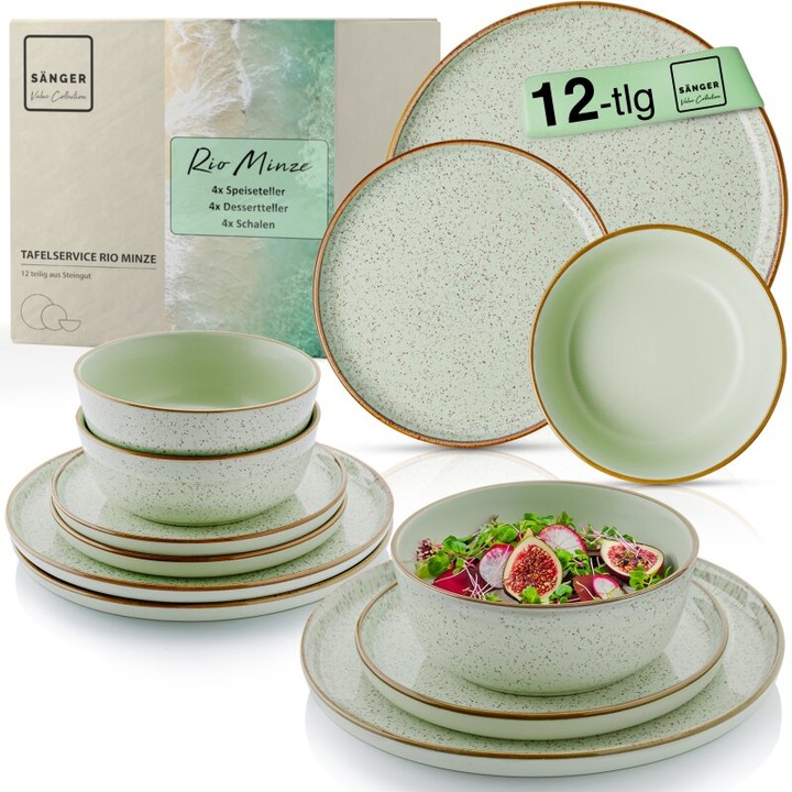 Produktbild Sänger Tafelservice Rio Minze (12 Stück)