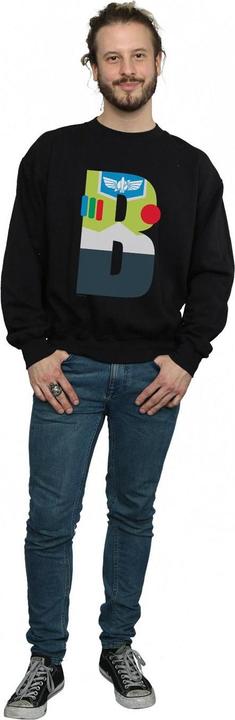 Actual product image Disney Mens Alphabet B Is For Buzz Lightyear Sweatshirt (XXL)
