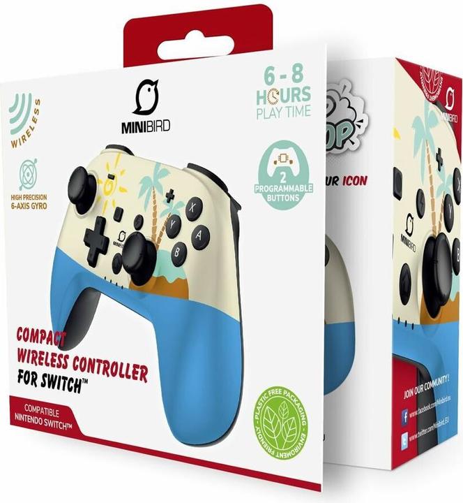 Immagine prodotto Gioteck Pop Top - Manette sans fil Bluetooth The Island per Nintendo Switch e Switch OLED (Switch, Switch OLED)