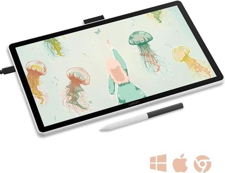 Immagine prodotto Wacom One 14, Bedraad, 2540 lpi, 309 x 174 mm, USB, 8 mm, Pen (14", 2540 lpi)