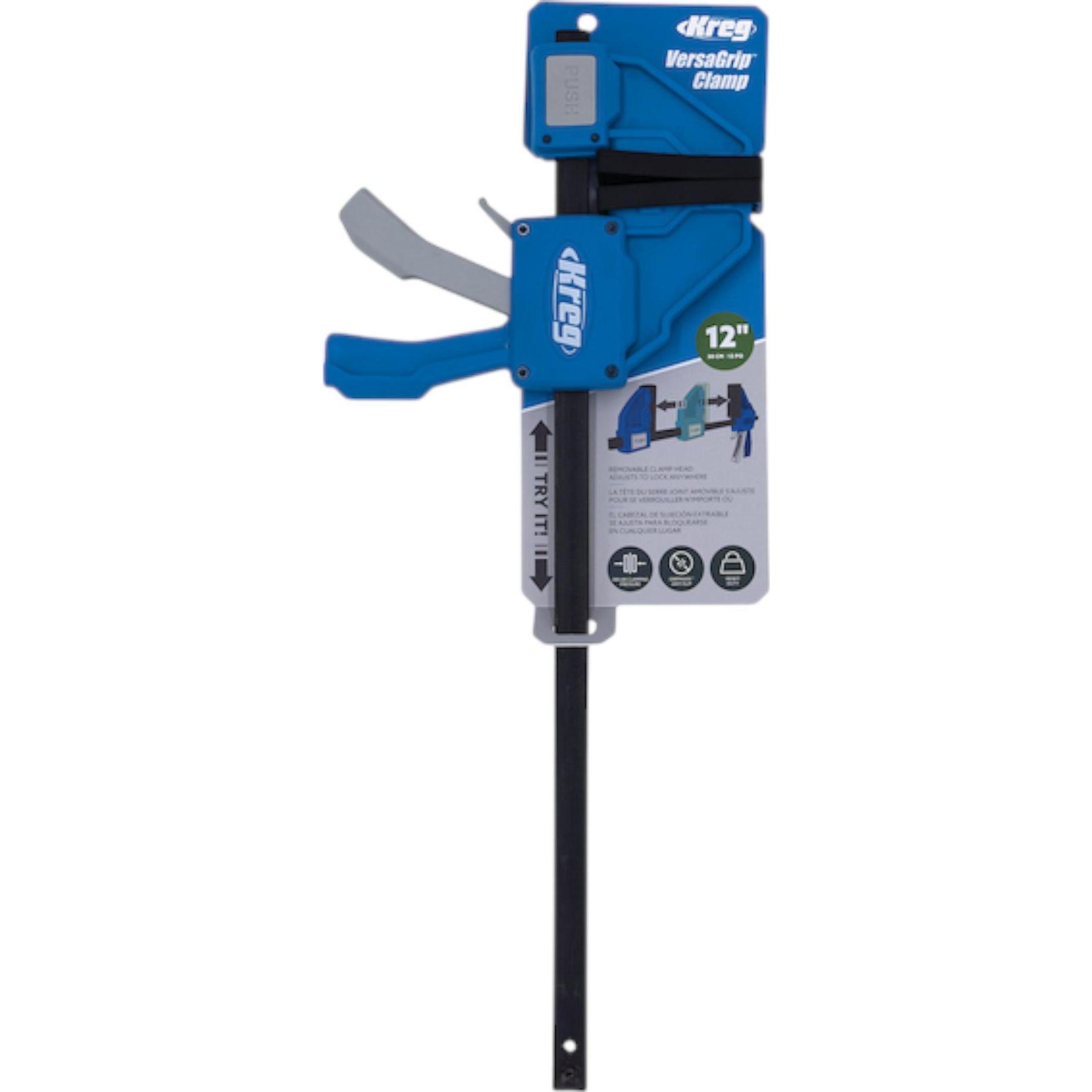 Kreg, Morsa + Strettoio, KVGC12 VersaGrip Einhandzwinge Spannweite 300 mm (300 mm)
