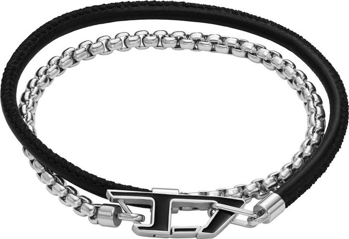 Actual product image Diesel Stackables (Leather, Stainless steel)
