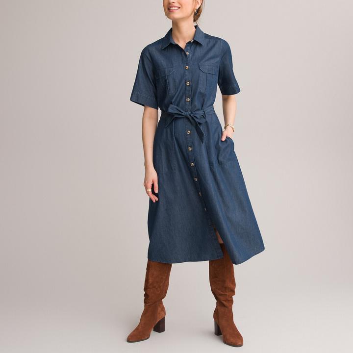 Produktbild Anne Weyburn Ausgestelltes Midi-Kleid aus Denim (48)