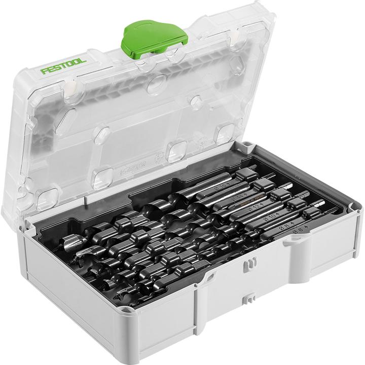 Actual product image Festool Schlangenbohrer-Set SYS3 S 76-SB CE-SORT/6 (6, 8, 10, 12, 14, 16 millimetres)