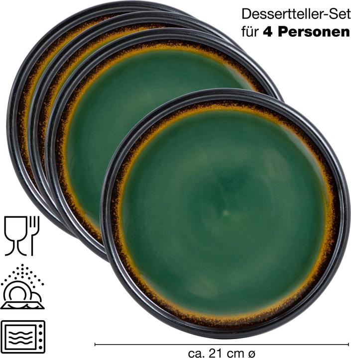 Grün-Braun, Mattschwarz