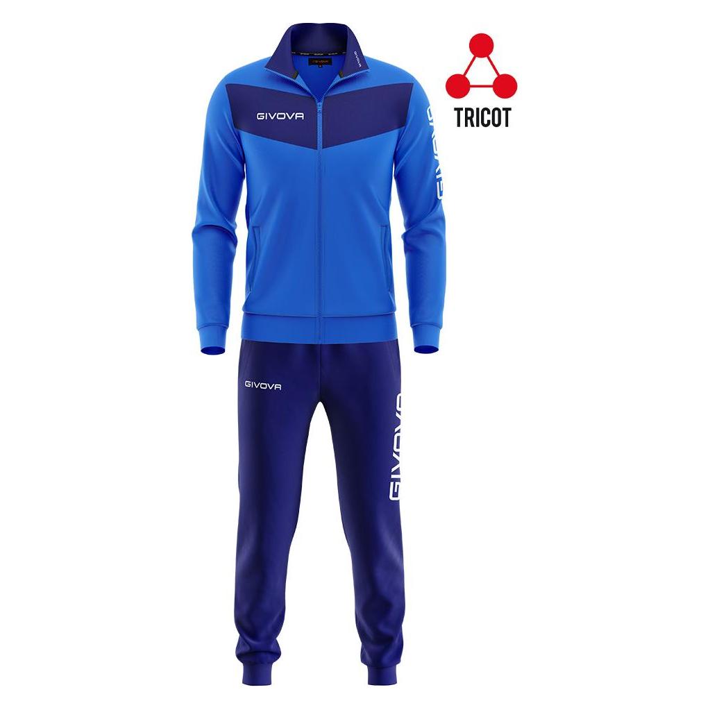 Givova, Unisex, Trainingsjacken, Visa (Xxl), Blau, Xxl