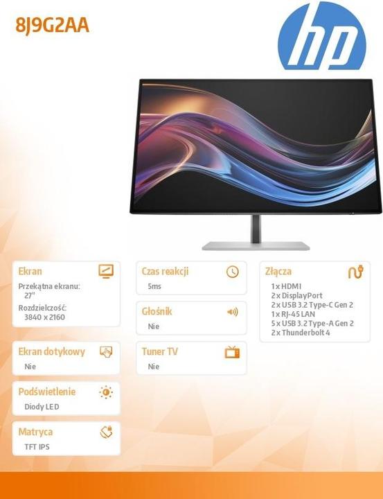 Produktbild HP 727pk Docking Display (3840 x 2160 Pixel, 27")
